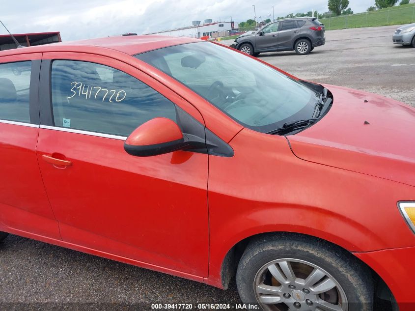 2012 Chevrolet Sonic 2Lt VIN: 1G1JC6SH4C4104269 Lot: 39417720