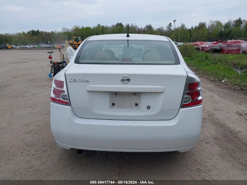 2009 Nissan Sentra 2.0S VIN: 3N1AB61E39L662136 Lot: 39417744