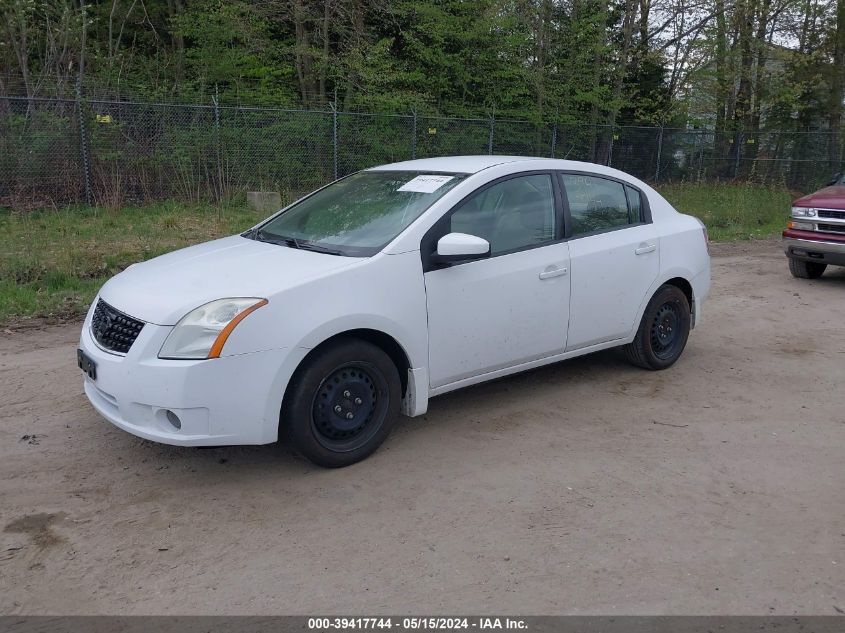 2009 Nissan Sentra 2.0S VIN: 3N1AB61E39L662136 Lot: 39417744