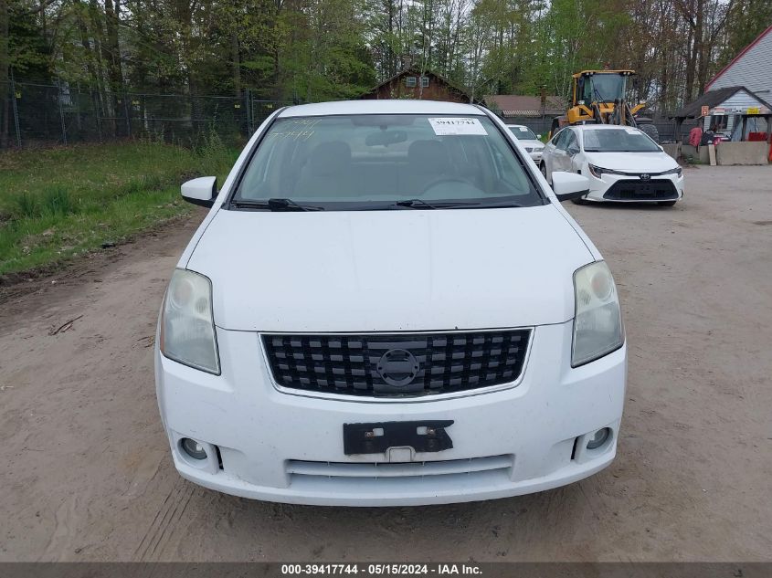 2009 Nissan Sentra 2.0S VIN: 3N1AB61E39L662136 Lot: 39417744