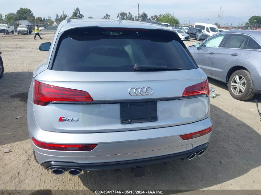 2021 Audi Sq5 Premium Plus Tfsi Quattro Tiptronic VIN: WA1B4AFY6M2008219 Lot: 39417746