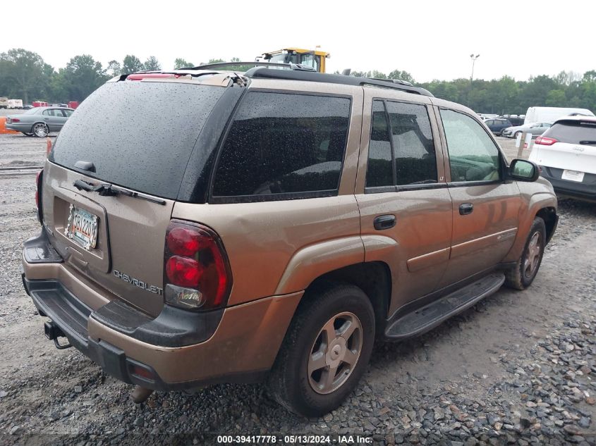 2003 Chevrolet Trailblazer Lt VIN: 1GNDS13S032301303 Lot: 39417778