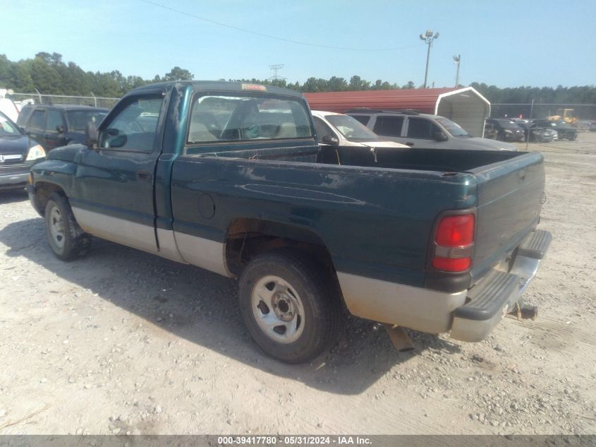 1998 Dodge Ram 1500 St/Ws VIN: 1B7HC16X6WS601155 Lot: 39417780