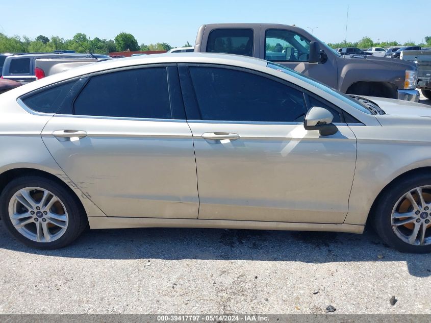 2018 Ford Fusion Se VIN: 3FA6P0H78JR104198 Lot: 39417797