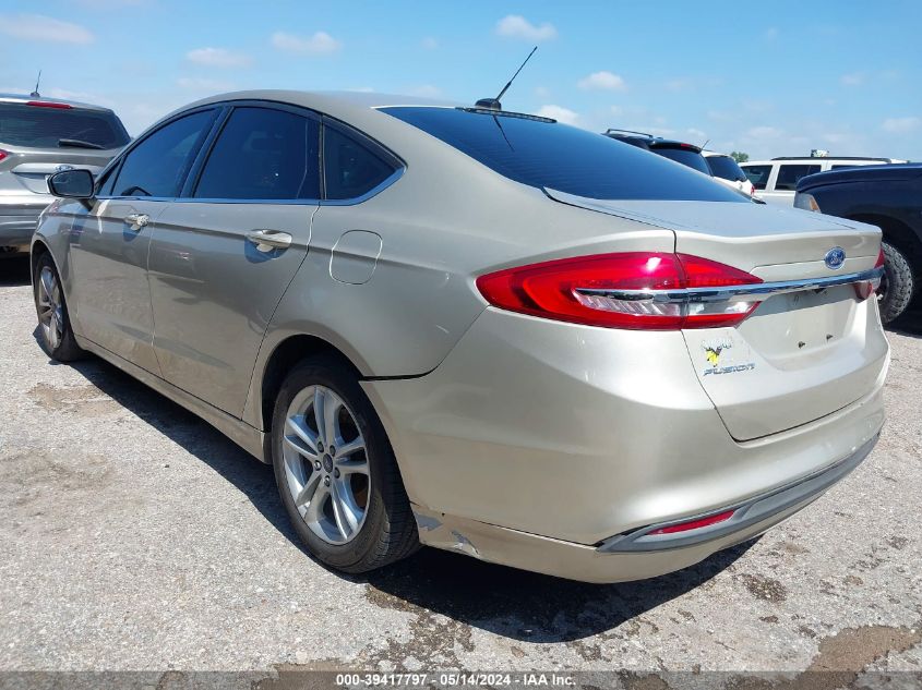 2018 Ford Fusion Se VIN: 3FA6P0H78JR104198 Lot: 39417797