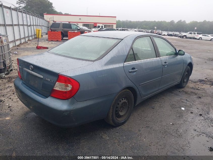 2002 Toyota Camry Le VIN: 4T1BE32K62U580100 Lot: 40708798