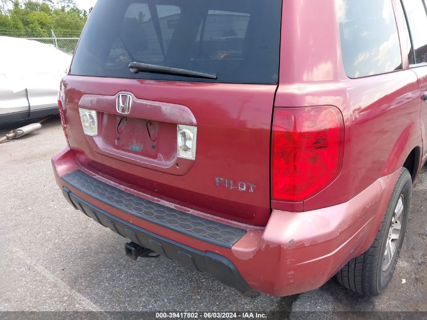 2003 Honda Pilot Ex-L VIN: 2HKYF18713H583310 Lot: 39417802