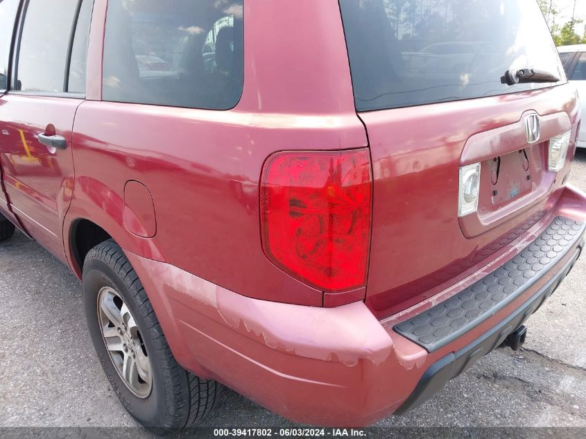 2003 Honda Pilot Ex-L VIN: 2HKYF18713H583310 Lot: 39417802