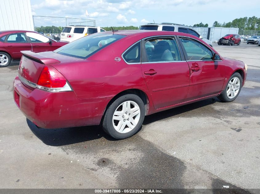 2006 Chevrolet Impala Ltz VIN: 2G1WU581969232872 Lot: 39417805