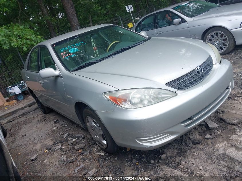 2003 Toyota Camry Le VIN: 4T1BE32K33U128476 Lot: 39417813