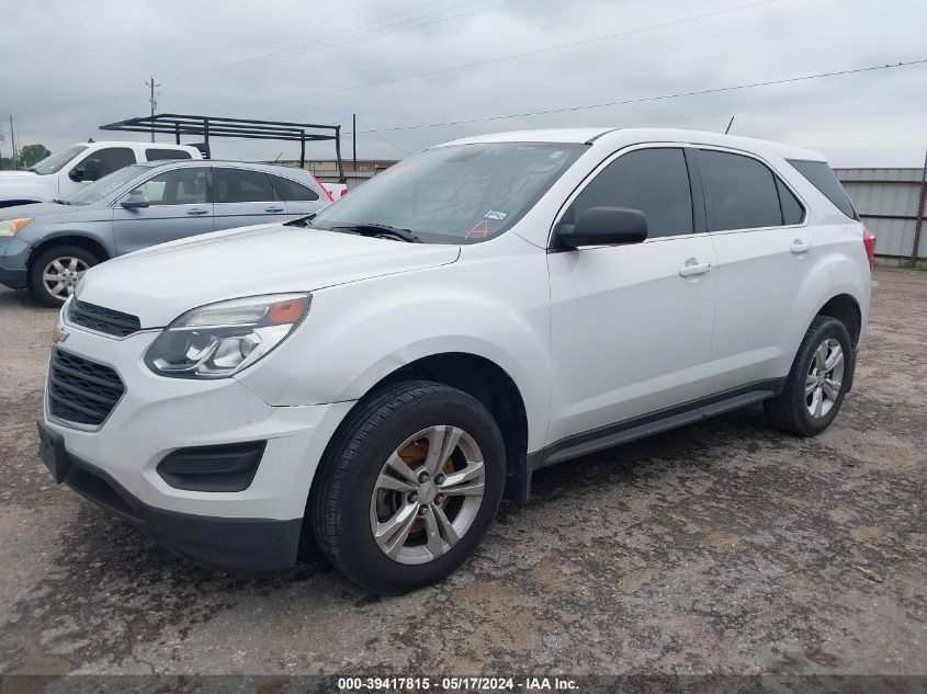 2017 Chevrolet Equinox Ls VIN: 2GNALBEK5H1531381 Lot: 39417815