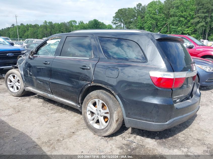 2013 Dodge Durango Sxt VIN: 1C4RDJAG9DC505021 Lot: 39417816