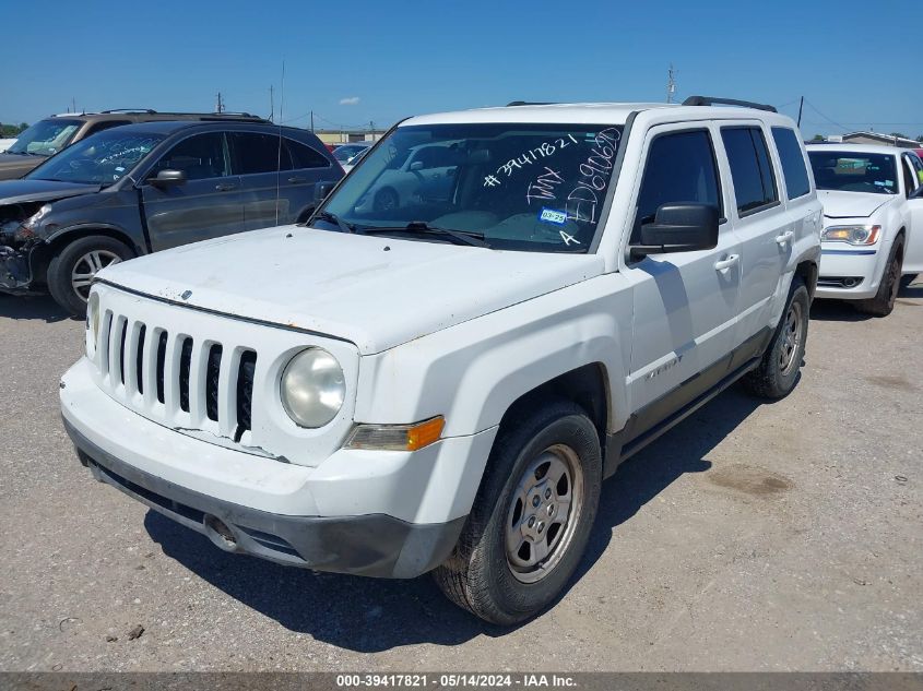 2014 Jeep Patriot Sport VIN: 1C4NJPBA1ED690620 Lot: 39417821