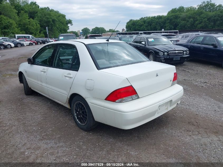 2002 Mitsubishi Lancer Es VIN: JA3AJ26E32U025372 Lot: 39417829