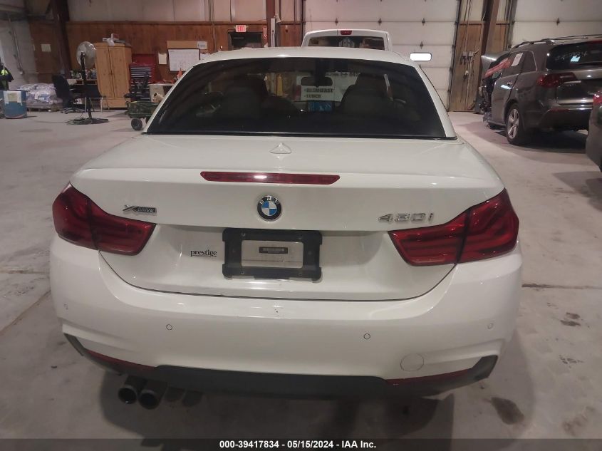 2018 BMW 430I xDrive VIN: WBA4Z3C5XJEC55971 Lot: 39417834