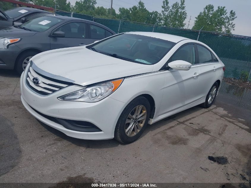 2014 Hyundai Sonata Gls VIN: 5NPEB4AC8EH901918 Lot: 39417836