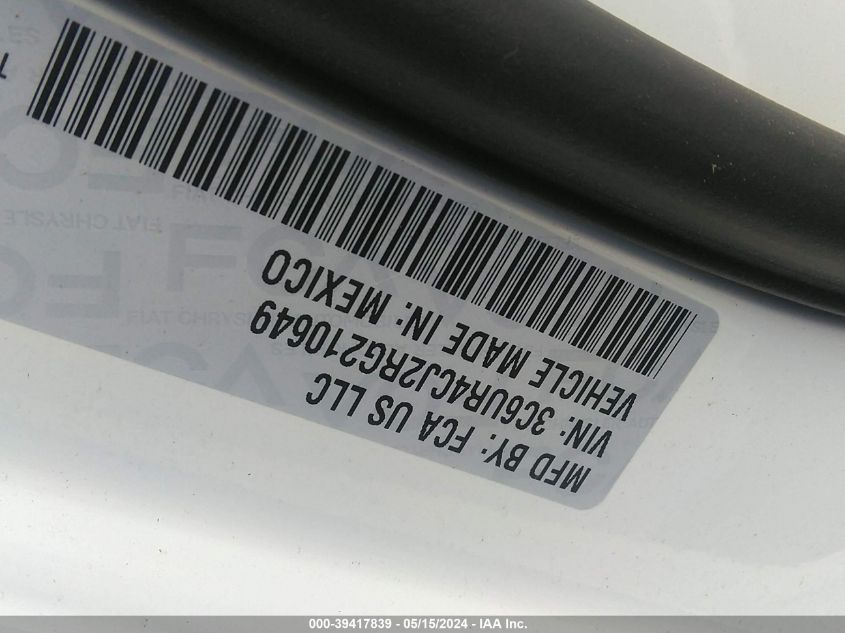 2024 Ram 2500 Tradesman 4X2 6'4 Box VIN: 3C6UR4CJ2RG210649 Lot: 39417839