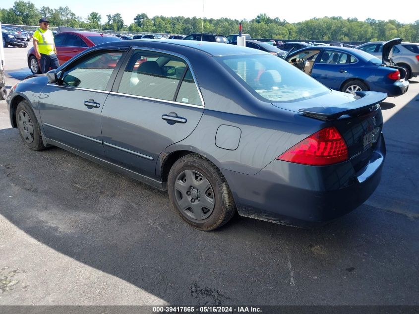 2006 Honda Accord 2.4 Lx VIN: 1HGCM56476A136896 Lot: 39417865