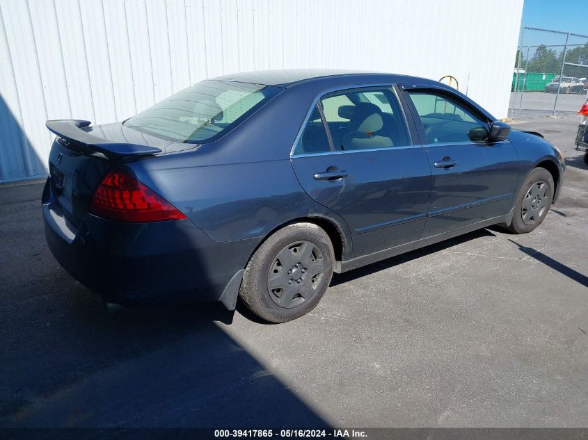 2006 Honda Accord 2.4 Lx VIN: 1HGCM56476A136896 Lot: 39417865