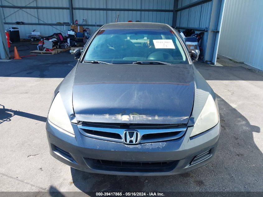 2006 Honda Accord 2.4 Lx VIN: 1HGCM56476A136896 Lot: 39417865