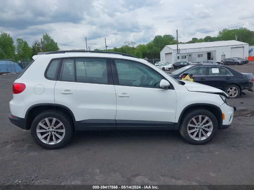 2017 Volkswagen Tiguan 2.0T/2.0T S VIN: WVGBV7AX7HK050226 Lot: 39417866