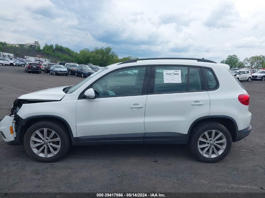 2017 Volkswagen Tiguan 2.0T/2.0T S VIN: WVGBV7AX7HK050226 Lot: 39417866