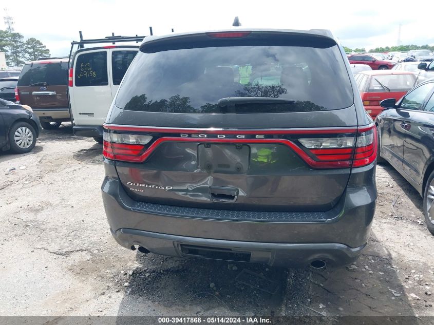 2016 Dodge Durango Sxt VIN: 1C4RDJAG7GC383781 Lot: 39417868