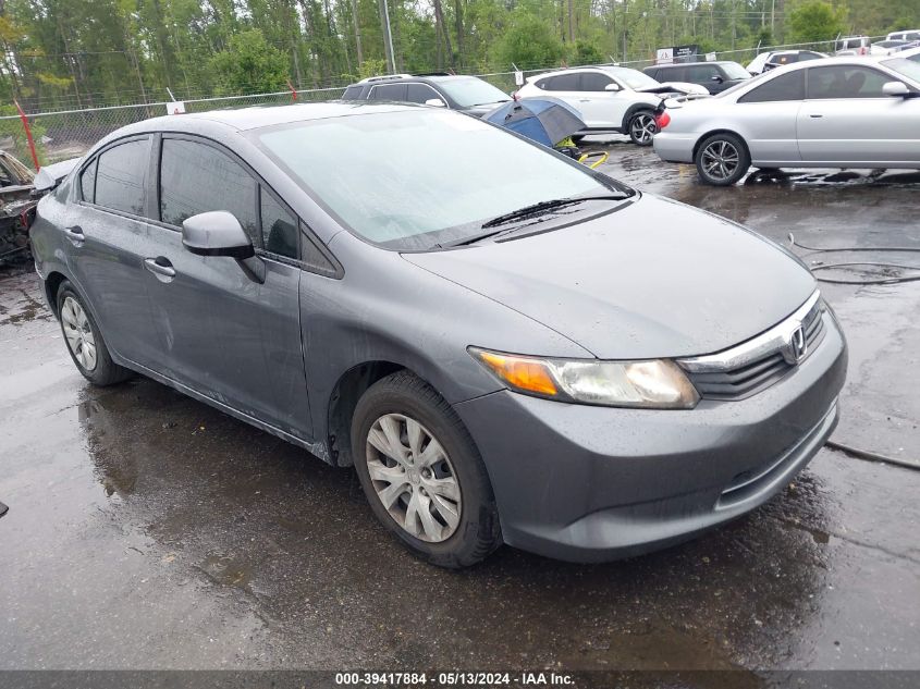 2012 Honda Civic Lx VIN: 19XFB2F51CE048850 Lot: 39417884