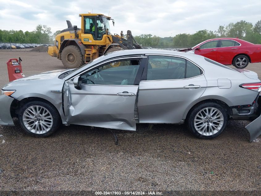 2019 Toyota Camry Hybrid Xle VIN: 4T1B21HK6KU514943 Lot: 39417903