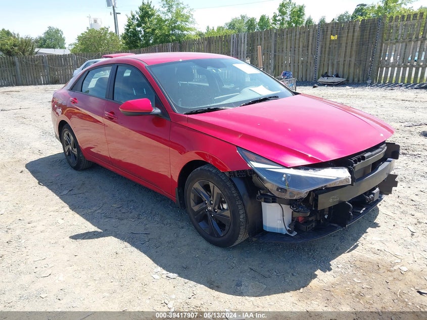 VIN 5NPLS4AG4NH086790 2022 HYUNDAI ELANTRA SEL