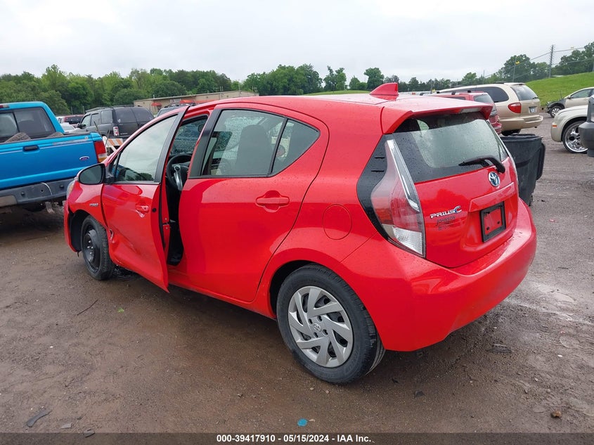 2015 Toyota Prius C VIN: JTDKDTB35F1584131 Lot: 39417910