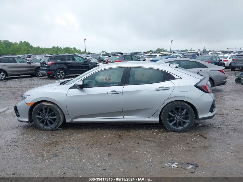 2021 Honda Civic Ex VIN: SHHFK7H6XMU422529 Lot: 39417915