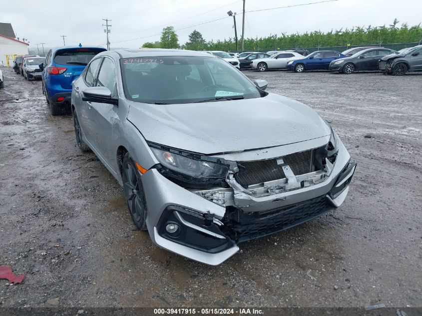 2021 Honda Civic Ex VIN: SHHFK7H6XMU422529 Lot: 39417915