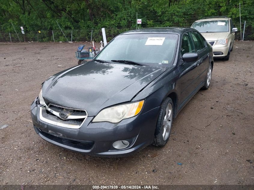 2009 Subaru Legacy 2.5I VIN: 4S3BL616597226562 Lot: 39417939