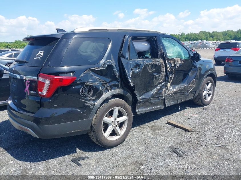 2017 Ford Explorer Xlt VIN: 1FM5K8D82HGD74445 Lot: 39417967