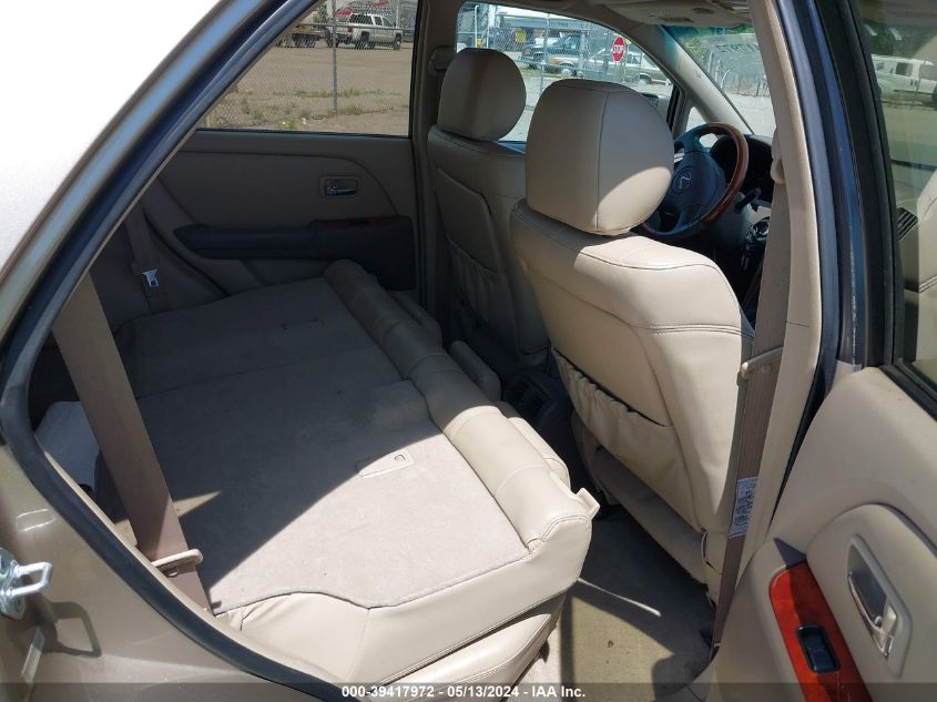 2001 Lexus Rx 300 VIN: JTJHF10U710203475 Lot: 39417972