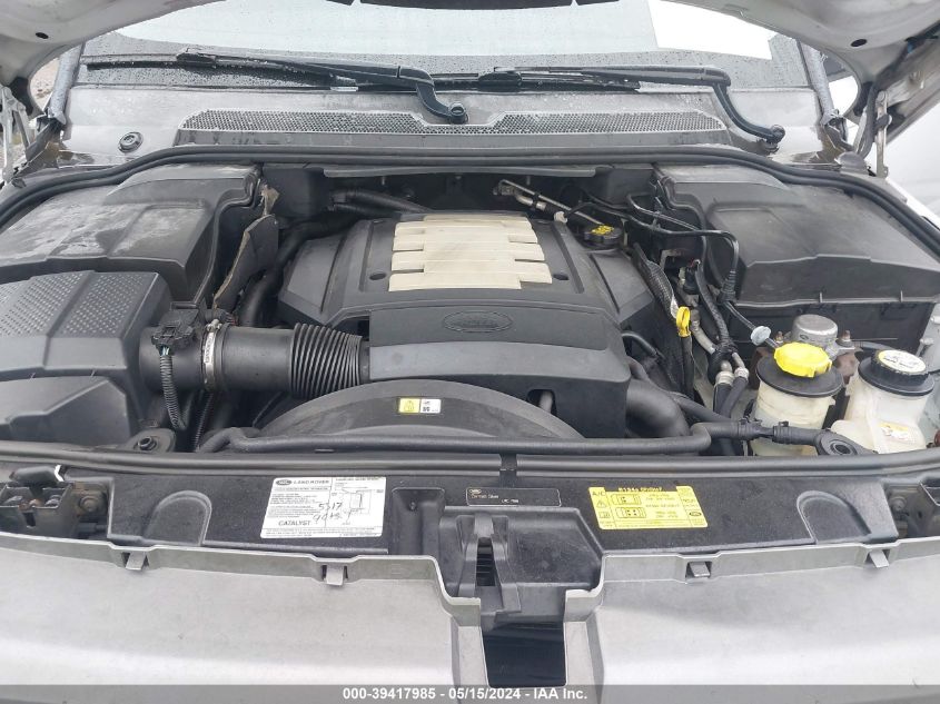 2007 Land Rover Range Rover Sport Hse VIN: SALSK254X7A993174 Lot: 39417985