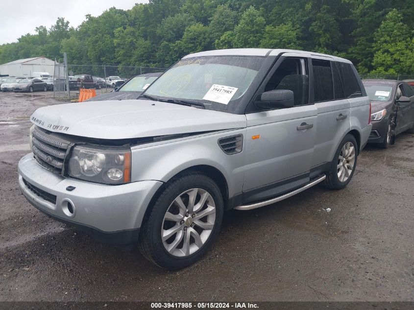 2007 Land Rover Range Rover Sport Hse VIN: SALSK254X7A993174 Lot: 39417985