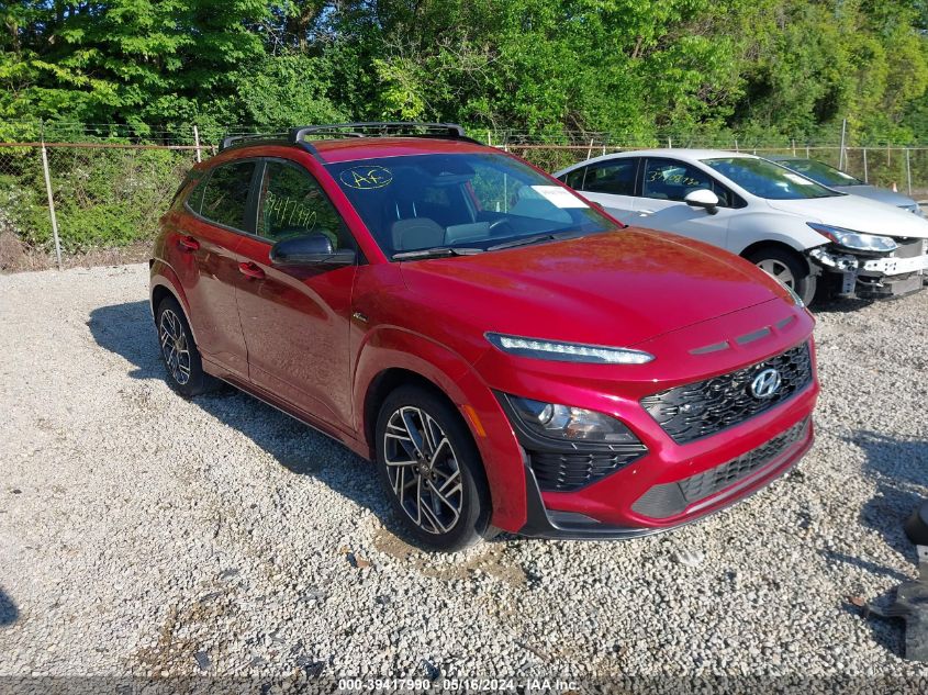 2022 Hyundai Kona N Line VIN: KM8K33A39NU921817 Lot: 39417990