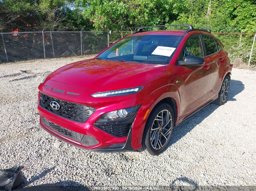 2022 Hyundai Kona N Line VIN: KM8K33A39NU921817 Lot: 39417990