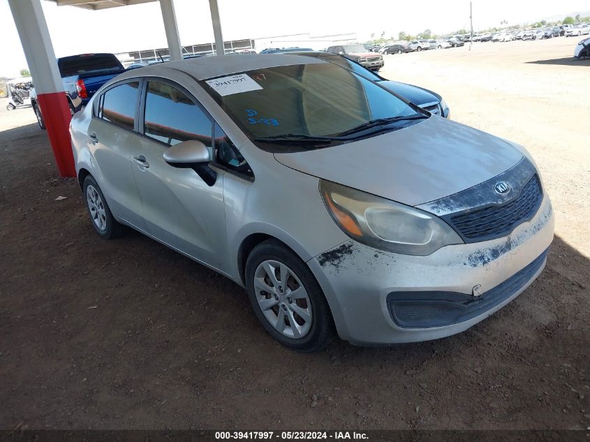 2014 Kia Rio Lx VIN: KNADM4A33E6384685 Lot: 39417997