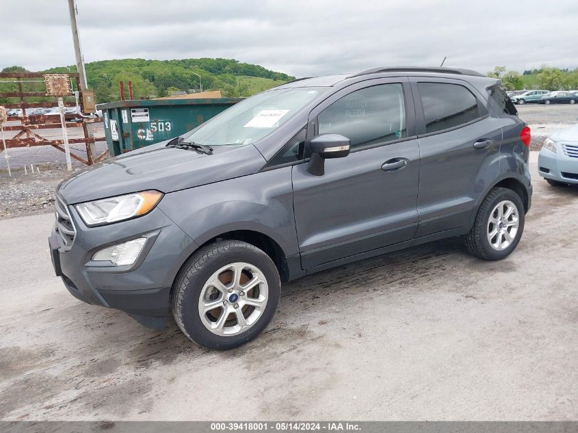 2019 Ford Ecosport Se VIN: MAJ6S3GL8KC277797 Lot: 39418001