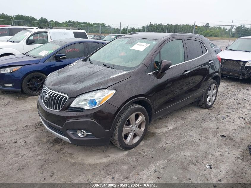 2015 Buick Encore Leather VIN: KL4CJGSB4FB046309 Lot: 39418002