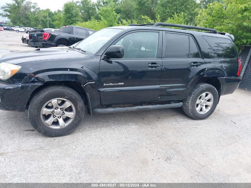 2007 Toyota 4Runner Sport V6 VIN: JTEBU14R370128315 Lot: 39418037