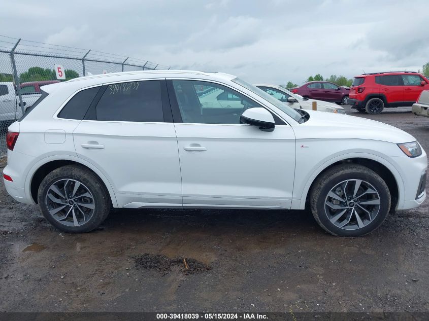 2023 Audi Q5 Premium Plus 45 Tfsi S Line Quattro VIN: WA1EAAFY0P2062903 Lot: 39418039