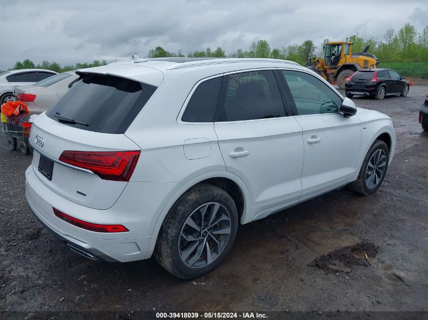 2023 Audi Q5 Premium Plus 45 Tfsi S Line Quattro VIN: WA1EAAFY0P2062903 Lot: 39418039