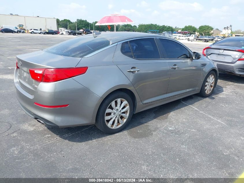 2015 Kia Optima Ex VIN: 5XXGN4A74FG419477 Lot: 39418042