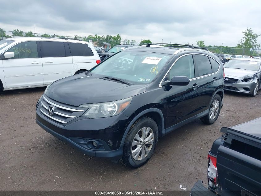 2013 Honda Cr-V Ex-L VIN: 2HKRM4H74DH694026 Lot: 39418059