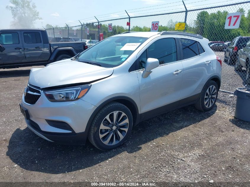 2022 Buick Encore Fwd Preferred VIN: KL4CJASM1NB523470 Lot: 39418062