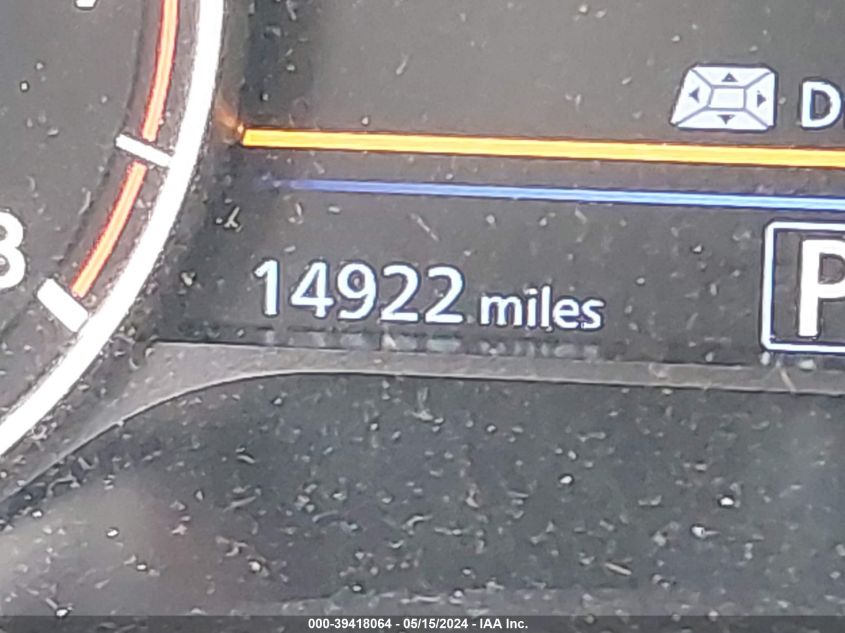 2022 Nissan Altima Sr Fwd VIN: 1N4BL4CV2NN411897 Lot: 39418064